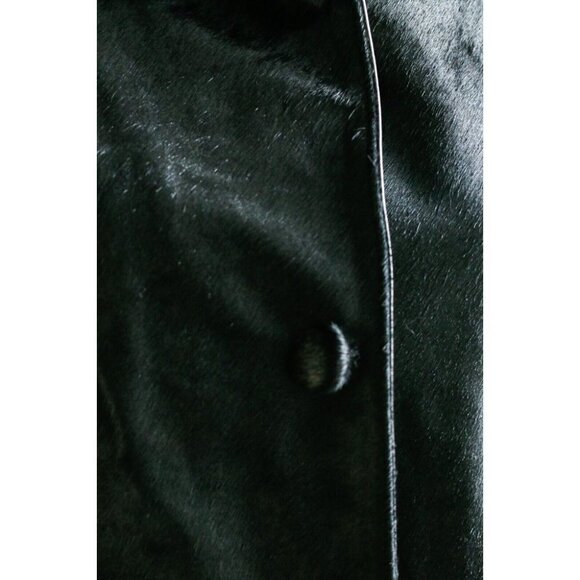 Kate Spade Leather Cow Skin Textured Three Button Fall Jacket 4 - Picture 5 of 9